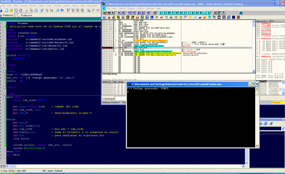 Редактора ms dos. Ассемблер MASM. Masm32 регистры. Masm32 EAX. RADASM.